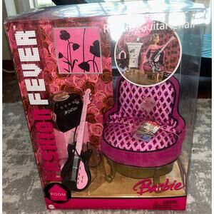 Mattel Barbie Fashion Fever Furniture Set-Rockin' Guitar Chair (NWT)